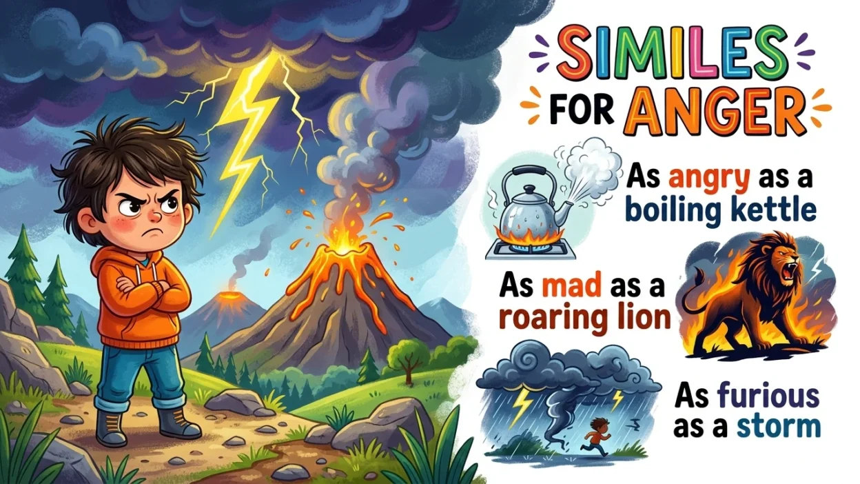 Similes for Anger