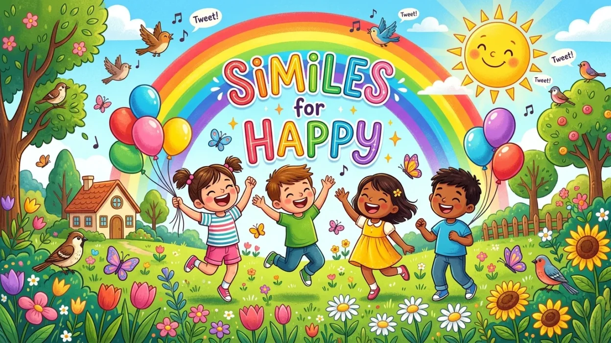Similes for Happy