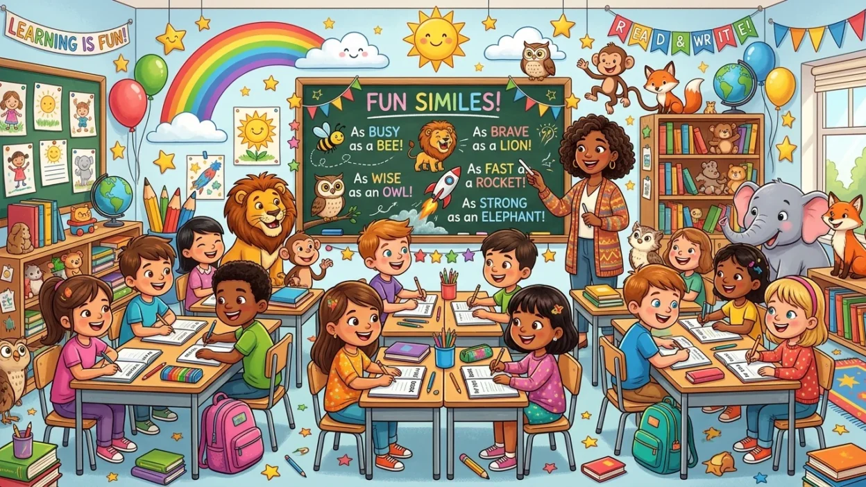 List of Similes for Kids