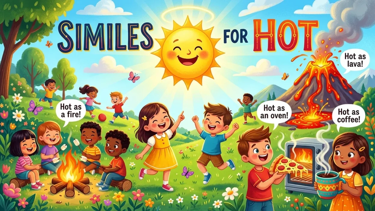 Similes for Hot