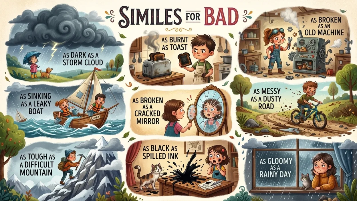 Similes for Bad