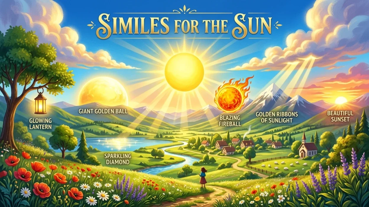 Similes for the Sun