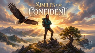 Similes for Confident