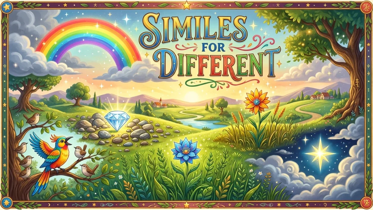 Similes for Different
