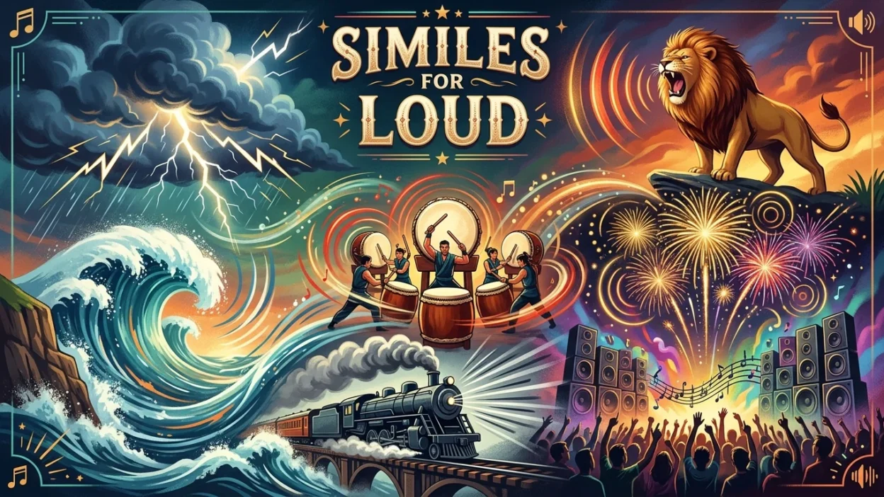 Similes for Loud