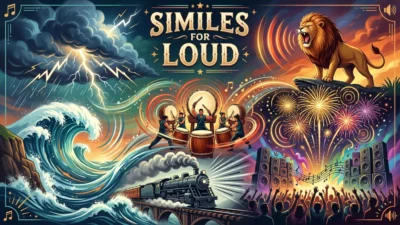 Similes for Loud