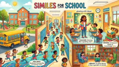 Similes for School