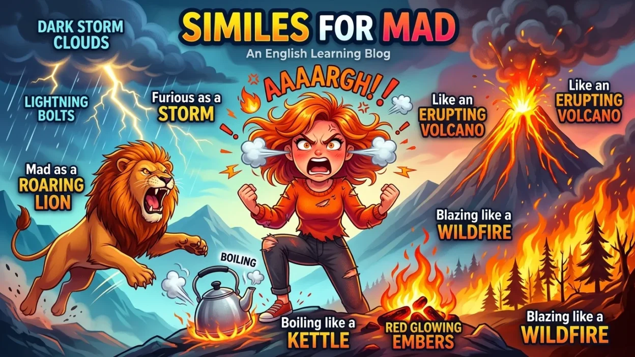 Similes for Mad