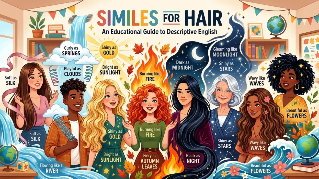 Similes for Hair