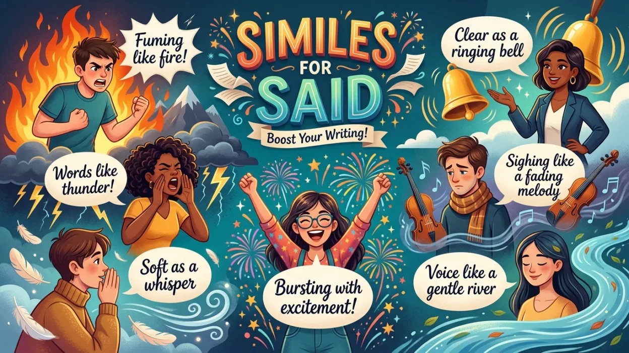 Similes for Said