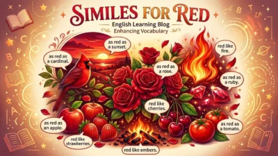 Similes for Red